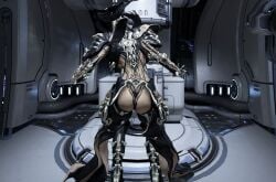 1girls 3d ass ass_window back_view big_ass big_butt black_panties black_stockings butt close-up cowboy_outfit female female_only game_cg gameplay horny horny_female huge_ass ingame_model innocent_expression leather_clothing leather_pants leather_stockings legs legwear mesa_(warframe) mesa_prime_(warframe) panties pose posing presenting presenting_ass presenting_butt presenting_hindquarters pretending_to_be_unaware rear_view screencap screenshot solo_female stockings tease teasing teasing_viewer thick_thighs video_games warframe warframe_(species) warframefun white_body white_skin