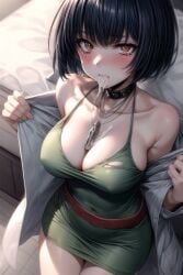 ai_generated cum cum_on_body persona_5 tae_takemi