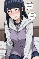 ai_generated black_hair blush comic comic_page female hyuuga_hinata lilianaa manga naruto_(series) naruto_shippuden white_eyes