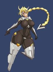 1girls blazblue blonde_hair lambda-11 rodgewp tagme voluptuous