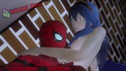 1boy 1girls 3d anal anal_sex animated cowgirl_position crossover eastern_and_western_character female fire_emblem fire_emblem_awakening infected_heart lucina_(fire_emblem) marvel marvel_comics no_sound peter_parker spider-man spider-man_(series) straight tagme video