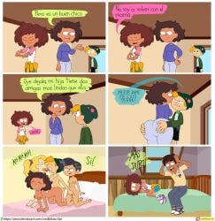 2boys 4girls 6_panel_comic age_difference amphibia anne_boonchuy asian_female ass_grab bed bedroom bee_boonchuy better_give_me_that_ass_bitch!_(meme) better_give_me_that_ass_bitch_(meme) black_hair blonde_hair cheating cheating_(relationship) cheating_boyfriend cheating_female cheating_mother cheating_wife closed_eyes completely_nude_female completely_nude_male conikiblasu-fan crying crying_with_eyes_open cucked_by_daughter's_boyfriend cucked_by_mother cucked_by_wife cuckquean dark-skinned_female daughters_boyfriend disney doggy_style ex_boyfriend female fffm_foursome fingering fingering_male fingering_pussy fingering_while_penetrating foursome french_kiss from_behind girlfriends_mother hetero hetero_sex high_ponytail huge_ass husband_and_wife in-lawcest indoors instant_loss_2koma interracial kissing kissing_while_penetrating kneeling light-skinned_male male male/female marcy_wu meme milf mother mother-in-law mother-in-law_and_son-in-law mother_and_daughters_boyfriend mr._boonchuy mrs._boonchuy mutual_fingering older_female older_female_and_younger_boy older_woman_and_teenage_boy on_bed oum_boonchuy pillow ponytail profanity raglan_sleeves regret sasha_waybright sex small_breasts son-in-law spanish_dialogue spanish_text speech_bubble sprig_plantar straight straight_hair straight_sex streaming_tears talking_to_another tears text tongue_kiss tongue_kissing translation_request twig_(amphibia) twitter what_have_we_done younger_male