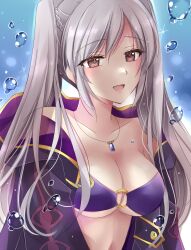 alternate_costume bikini breasts female female_only fire_emblem fire_emblem_awakening fire_emblem_heroes kirishima_riona looking_at_viewer nintendo official_alternate_costume purple_bikini purple_swimsuit robin_(female)_(summer)_(fire_emblem) robin_(fire_emblem) robin_(fire_emblem)_(female) solo swimsuit