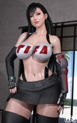 tifa lockhart from dissidia by hagiwara studio