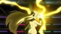 1girl 1girls ass blonde blonde_female blonde_hair blonde_hair_female breasts casual_nudity cynthia_(pokemon) edit female female_only female_solo hair_ornament long_hair no_nipples no_nipples_visible no_penis no_sex nude pokemon solo solo_female tagme toxshadows