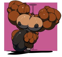 abs biceps bobert five_nights_at_freddy's freddy_(fnaf) freddy_fazbear furry gay hyper hyper_balls hyper_bulge hyper_genitalia hyper_muscles hyper_penis hyper_testicles male male_focus male_only muscle muscles muscular muscular_arms muscular_ass muscular_back muscular_legs muscular_male muscular_thighs nipples pecs veins veiny_penis