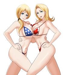 america american american_flag american_flag_bikini canada canadian canadian_flag flag flag_bikini national_personification usa