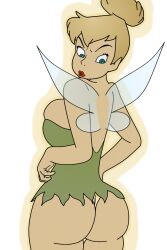 ass ass choccymalk panties pantyshot peter_pan_(disney) tinker_bell upskirt