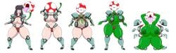 ass_expansion assimilation brainwashing breast_expansion corruption enemy_conversion female huge_ass huge_breasts identity_death mario_(series) mind_control nipples piranha_plant plant_transformation plantie plump possession skin_color_change species_transformation takeover thegeckodemon thick_lips thick_thighs thigh_expansion topless transformation transformation_sequence wardrobe_malfunction wide_hips