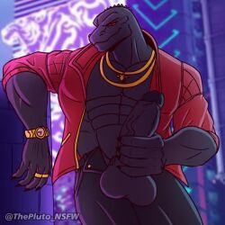 2d 2d_animation animated anthro fortnite lizard male male_only masturbation scalie tagme thepluto_nsfw thunder_(fortnite) video