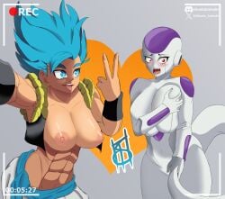 2024 2girls dragon_ball female female_only frieza gogeta rule_63 shotokatsuki tagme