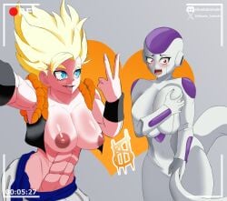 2024 2girls dragon_ball female female_only frieza gogeta rule_63 shotokatsuki tagme