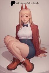 anime anime_girl anime_style animedrawing animegirl chainsaw_man devil devil_girl gill_artworks manga power_(chainsaw_man) teen teen_girl teenage_girl teenager thicc thicc_thighs thick thick_butt thick_hips thick_legs thick_thighs