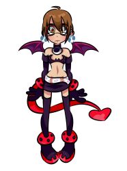 anime_style crossdressing disgaea etna etna_(cosplay) flat_chest flat_chested male mikey_way my_chemical_romance petite petite_body succubus