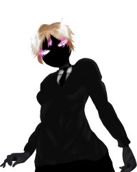 1girls artist_request black_skin blonde_hair clothed female freedombirth masked_female roblox roblox_avatar roblox_game robloxian short_hair slap_battles source_request tagme