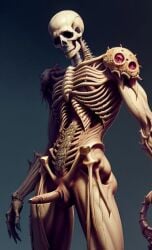 ai_generated dick humanoid monster necromancer skeleton