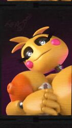 1boy 1boy1girl 1girls 3d 9:16 animated big_breasts big_penis cum five_nights_at_freddy's fnaf furry handjob jiggle jiggling_breasts no_sound penis shorter_than_10_seconds tagme toboredtoexist toy_chica_(fnaf) toy_chica_(love_taste) vertical_video video