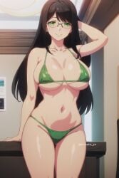 ai_generated arisato_yu big_breasts bikini hanyuu_yuzuki shuumatsu_no_izetta