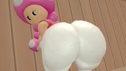 1girls 3d ass ass_focus bare_shoulders big_ass clothed clothing fat_ass female female female_only looking_back mario_(series) mob_face mushroom_girl mushroom_humanoid nintendo pants sfm skulltronprime969 smiling source_filmmaker thick thick_ass thick_thighs thighs tight_clothing tight_fit tight_pants toadette twintails white_pants