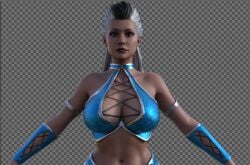 1girls 3d big_breasts breasts busty curvaceous curvy curvy_figure edenian female female_focus female_only fully_clothed hourglass_figure kitana_(cosplay) large_breasts light-skinned_female light_skin mature mature_female midway mortal_kombat mortal_kombat_(2011) mortal_kombat_11 netherrealm_studios queen royalty sindel solo thedirtden top_heavy voluptuous waist white_hair