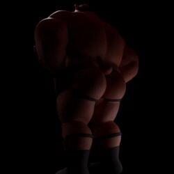 1:1 3d 3d_animation alanottaviano animated anthro ass barazoku bear black_clothing black_footwear black_socks brown_bear brown_body brown_fur clothing digital_media_(artwork) extracurricular_activities footwear fur harold_grifter jockstrap low_res male mammal musclegut muscular muscular_male overweight overweight_male short_playtime socks solo underwear ursine