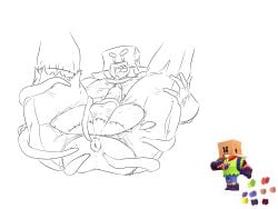 1boy 2023 alternate_version_available anus anus_cutout anus_focus artist_name ass ass_focus ass_grab balls bara beard big_ass big_ass_(male) big_butt big_legs big_penis big_thighs brawl_stars chest clothed clothing cock digital_art digital_drawing_(artwork) digital_media_(artwork) drool drooling erect erect_penis erection facial_hair fangs frankengrom frankenstein frankenstein_costume gay genitals gloves grabbing grabbing_thigh grabbing_thighs grom_(brawl_stars) hand_on_own_thigh hand_on_thigh hidden_eyes huge_ass huge_butt legs legs_spread looking_down lying lying_on_back lying_on_floor lying_on_ground male male_focus male_only male_presenting masked masked_male mouth mouth_drool mudkpnartist muscle muscles muscular muscular_ass muscular_chest muscular_legs muscular_male muscular_thighs open_mouth penis penis_grab presenting presenting_anus presenting_ass presenting_butt puffy_anus reference_inset ripped ripped_clothing ripped_pants solo solo_focus solo_male stiches supercell sweat sweatdrop sweating teeth teeth_showing tentacle tentacle_grab tentacle_on_male tentacle_on_penis tentacles_around_legs tentacles_on_male testicles thighs uncolored uncut unfinished white_background wip