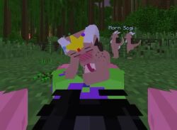 animated blowjob kobold lizard_girl long_tongue male_pov minecraft pov reptile schnurritv snuppu sound tagme video