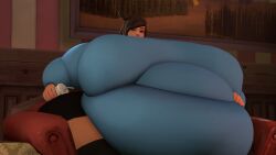 1girls belly breasts brown_fur cup drink fat female female_focus female_only femscout hyper hyper_breasts large_breasts looking_at_viewer obese obese_female soda source_filmmaker stomach tammy_(tammythefatfemscout) tammythefatfemscout team_fortress_2 thick_thighs thighs