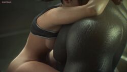 1girls 3d animated anus ass balls barefeet barefoot big_ass big_penis bottomless bouncing_ass capcom claire_redfield claire_redfield_(jordan_mcewen) dark-skinned_male dubious_consent female from_below fugtrup grey_skin height_difference human interspecies male monster monster_cock mr_x penis questionable_consent resident_evil resident_evil_2 resident_evil_2_remake shorter_than_30_seconds size_difference sound source_filmmaker stand_and_carry_position standing standing_sex suspended_congress tempty temptyva tyrant tyranted vaginal_penetration vaginal_sex video