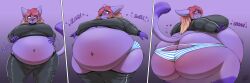 big_ass big_breasts blueberry_inflation breasts bubble_butt huge_ass tagme zoidberg656