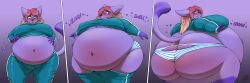 big_ass big_breasts blueberry_inflation breasts bubble_butt huge_ass tagme zoidberg656