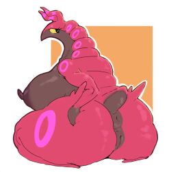 anthro anus ass breasts female huge_ass huge_breasts nintendo nocimon pokémon_(species) pokemon puffy_anus pussy scolipede thick_thighs video_games wide_hips