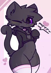 axelelgato black_cat cute feline femboy grey_cat purple_eyes tiktok tiktok_cats