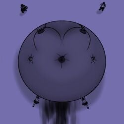 blueberry_girl blueberry_inflation body_inflation clothes_ripped fat freakinweirdo immobile juice leaking nude nude_female spherical_breasts spherical_inflation sunken_head sunken_limbs swelling