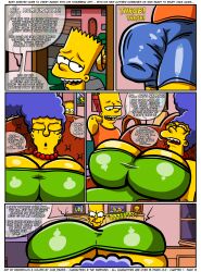 1boy 1girls bart_simpson big_breasts blue_hair breasts brompolos bulge bulge_through_clothing chapter_1 cock comic erection huge_breasts huge_cock huge_penis imminent_incest imminent_sex juni_draws marge_simpson mother_and_son page_14 penis size_difference sleeping the_simpsons unzipped unzipping yellow_body yellow_skin