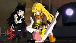 3d anal angry angry_sex animated anus ass black_hair blake_belladonna blonde_hair breasts brown_hair clothed_sex clothing cum cum_in_ass cum_inside dickgirl dickgirl/female ember_celica faunus feet female futa_on_female futadom futanari gloves heterochromia human long_hair multicolored_hair neo_(rwby) nipples no_sound on_back orgasm pale_skin penis pink_hair pussy rape red_eyes rooster_teeth rwby sex sfmslayer source_filmmaker spread_legs squatting tagme testicles tied_hands video watching yang_xiao_long yellow_eyes