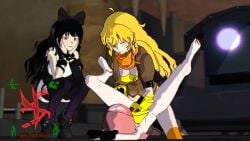 3d anal animated ass blake_belladonna clothed_sex clothing cum cum_in_ass cum_inside dickgirl ember_celica faunus feet female futa_on_female futanari heterochromia human long_hair multicolored_hair neo_(rwby) no_sound on_back orgasm pale_skin penis pussy rape rooster_teeth rwby sex sfmslayer source_filmmaker spread_legs tagme testicles video yang_xiao_long