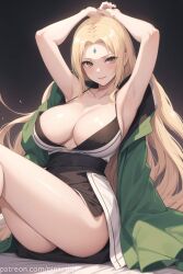 tsunade from naruto by pinartiq