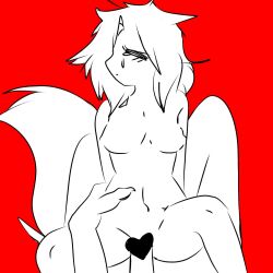 1:1 1:1_aspect_ratio 1boy 1boy1girl 1girls 2d 2d_(artwork) 2d_artwork background black_heart_(disambiguation) facial female female_focus female_penetrated furry furry_tail hi_res high_resolution highres male male_penetrating male_penetrating_female rape red_background simple_background sweatdrop sweating