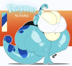 anthro ass big_ass big_breasts big_thighs breasts butt female fur furry gigantic_ass gigantic_breasts gigantic_thighs huge_ass huge_breasts huge_thighs itstiniestbean overweight pal_(species) palworld relaxaurus tagme thick_hips thick_thighs thighs wide_hips