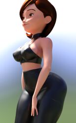 1girls 3d 3d_(artwork) ass athletic athletic_female big_ass big_breasts bottom_heavy breasts brown_hair bubble_ass bubble_butt busty digital_media_(artwork) disney elastigirl eyebrows eyelashes eyes female female_only fit fit_female hair helen_parr heroine hips hourglass_figure huge_ass human large_ass legs light-skinned_female light_skin lips milf mother pixar short_hair straight_hair superheroine the_incredibles thick thick_hips thick_legs thick_thighs thighs upper_body voluptuous vtemp waist wide_hips