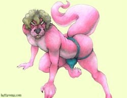 anthro bodily_fluids clothing genital_fluids huffaromas jockstrap male mammal musk mustelid otter precum solo underwear yagi_b._(artist)