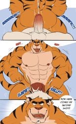 2023 abs animal_humanoid anthro anthro_on_top anthrofied anus areola balls barazoku belly better_version_at_source biceps biped bodily_fluids bottomless bound canid canine canis chest_tuft clothed clothing comic crotch_tuft cum cum_in_mouth cum_inside cumshot deltoids dialogue digital_media_(artwork) domestic_dog dominant dominant_anthro dominant_male duo ejaculation english_text erection exposed felid flaccid forearm_muscles foreskin fur gaping gaping_anus genital_fluids genitals glans hair happy happy_sex hi_res humanoid humanoid_genitalia humanoid_hands humanoid_penis interspecies lying male male/male male_on_top male_penetrated male_penetrating male_penetrating_male mammal mammal_humanoid mostly_nude multiple_scenes muscular muscular_anthro muscular_humanoid muscular_male navel neck_tuft nipples nude obliques on_front on_top onomatopoeia orgasm overweight overweight_anthro overweight_humanoid overweight_male pantherine patreon patreon_artist patreon_exclusive patreon_logo patreon_preview patreon_username pecs penetration penile penis penis_hair perineum presenting pseudo_hair quads seductive sequence sex short_hair simple_background sitting smile sound_effects speech_bubble spread_legs spreading stocky submissive submissive_anthro submissive_male teasing text tiger toony topless triceps tuft twitter twitter_logo vein veiny_penis vitashi