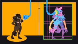 animated anthro deltarune handsfree_ejaculation huge_breasts hypnosis lactation mind_control mp4 no_sound pixel_art sillyrokusu squirting tagme transformation video werewire