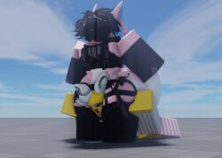 2boys 3d big_ass big_butt femboy furry gay male/male male_only mermio roblox robloxian sylia_(mermio) tagme thick_thighs thigh_choking thighhighs thighs