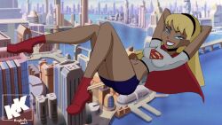 2023 clothed clothed_female clothing dc_comics dcau kara_in-ze kara_kent kingdomkai shoes supergirl superman:_the_animated_series superman_(series) tagme