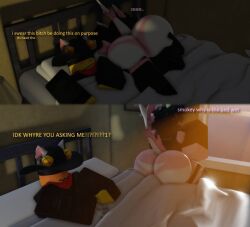 2boys 3d big_ass cum_on_bed femboy massive_ass mermio roblox robloxian sleeping smokey_(mermio) sylia_(mermio) tagme