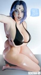 1girls 3d dc dc_comics female female_only raven_(dc) solo tagme teen_titans uzachan