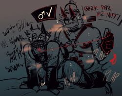 007n7_(forsaken) forsaken_(roblox) guest_1337_(forsaken) overstimulation petplay strap-on trans_man
