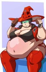 axel-rosered bbw belly_overhang big_belly big_breasts big_female blush chubby chubby_female double_chin embarrassed fat fat_ass fat_female fat_fetish fat_girl fat_rolls fat_woman fatty female female_only guilty_gear huge_belly i-no large_female morbidly_obese morbidly_obese_female obese obese_female overweight overweight_female plump pork_chop thick_thighs weight_gain